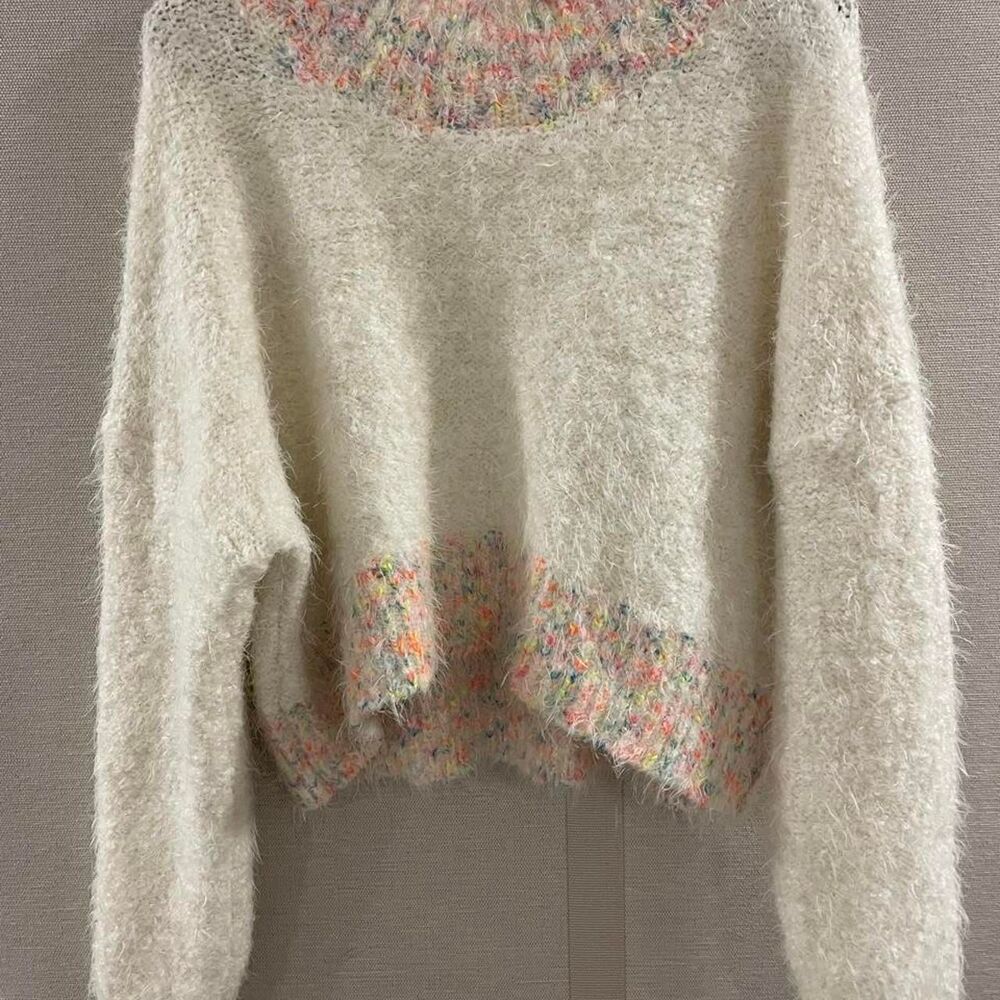 Free-people Women's White and Cream Jumper
